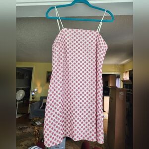 Pink and White Floral Sundress